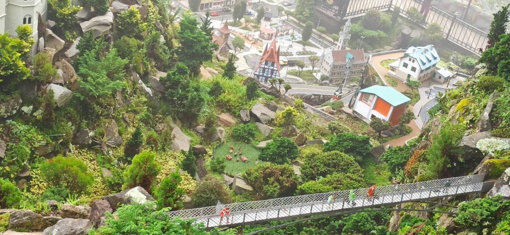 A Mini Gramado no Parque Mini Mundo, em Gramado.